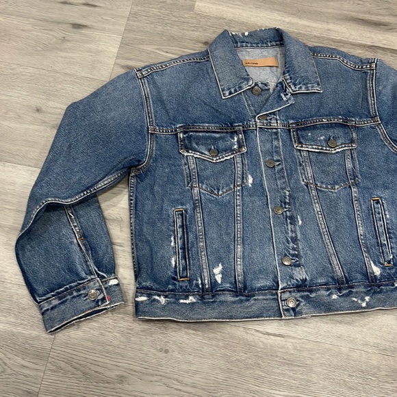 NEW GRLFRND Denim Kim Boyfriend Trucker Jacket - Picture 4 of 7